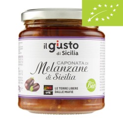 Caponata d'aubergines BIO Libera Terra - épicerie fine italienne à Strasbourg