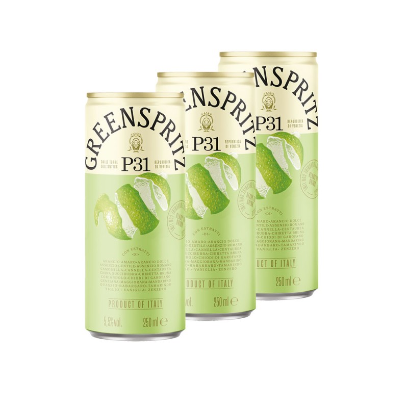 P31 Green Spritz prêt-à-boire pack de 3