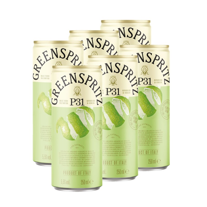 P31 Green Spritz prêt-à-boire pack de 6