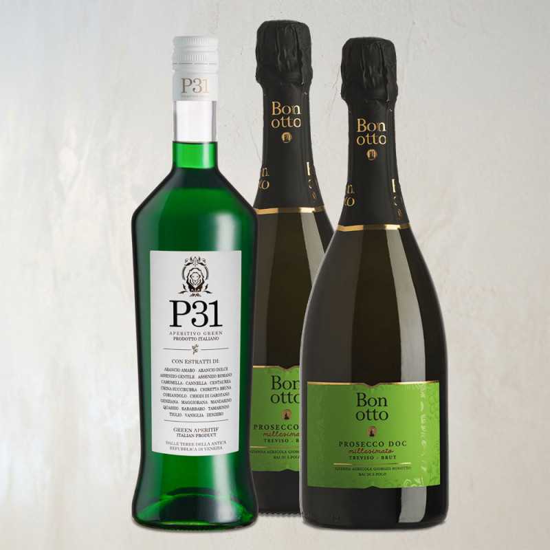 Pack P31 Green Spritz : P31 et Prosecco | ITINERARI